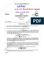 Rural Water Paper-II-Civil Engg