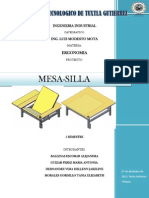 Proyecto de Ergonomia (Mesa - Silla)