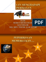 Persediaan Menghadapi Peperiksaan