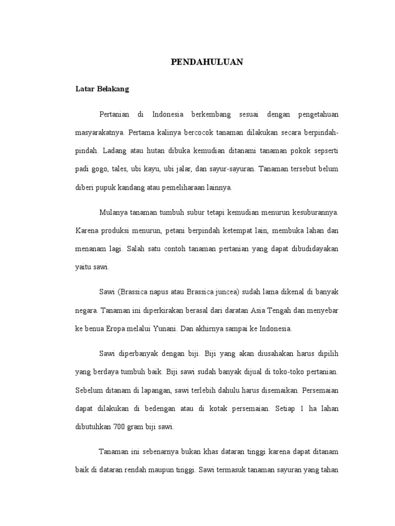Contoh Makalah Budidaya Tanaman Sawi colorsplace