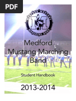 Download Band Student Handbook 2013 - 2014 by Medford High School Marching Band SN148687115 doc pdf