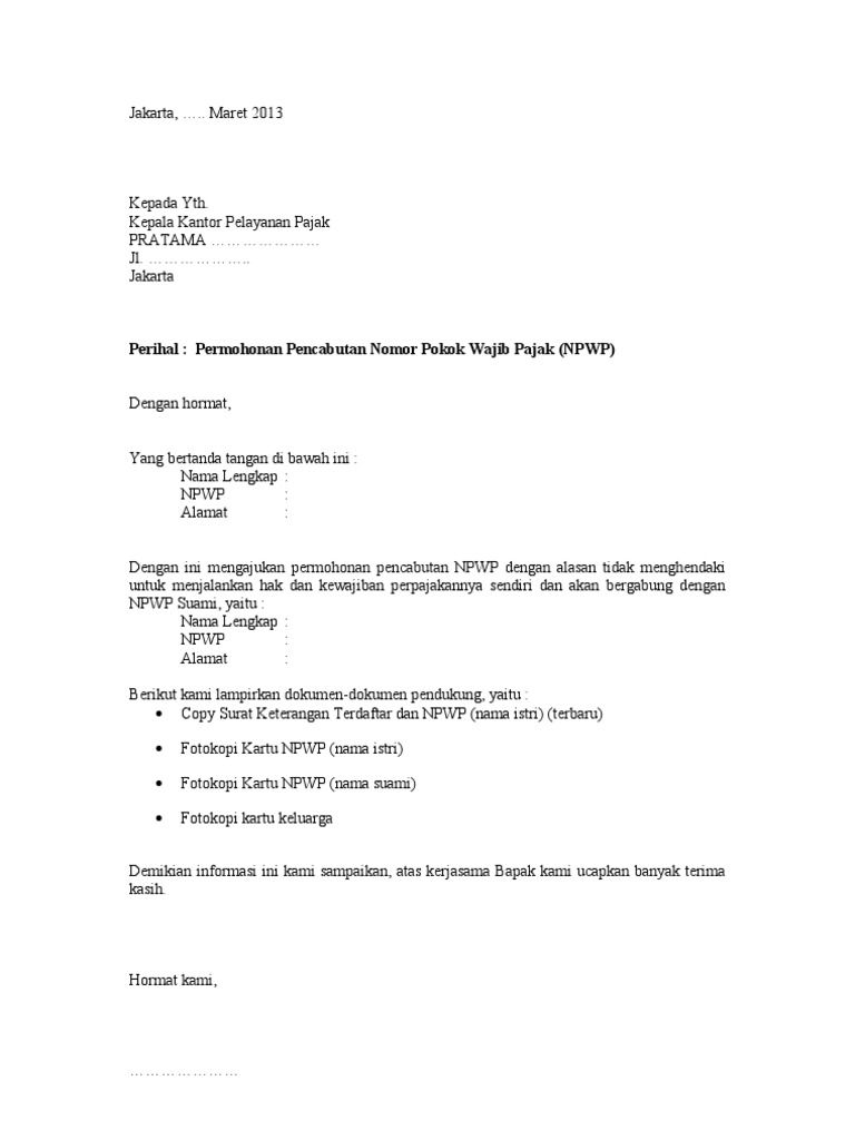 Format Surat Rasmi Pertukaran Alamat Syarikat Word