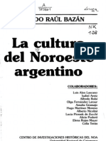 Bazán Armando Raúl La Cultura Del Noroeste Argentino
