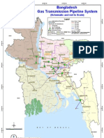 Bangladesh Gas Transmission Pipeline System: (Schematic and Not To Scale)