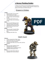 Horus Heresy Painting Guide