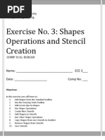 Exercise No. 3: Shapes Operations and Stencil Creation: Bulacan State University College of Engineering