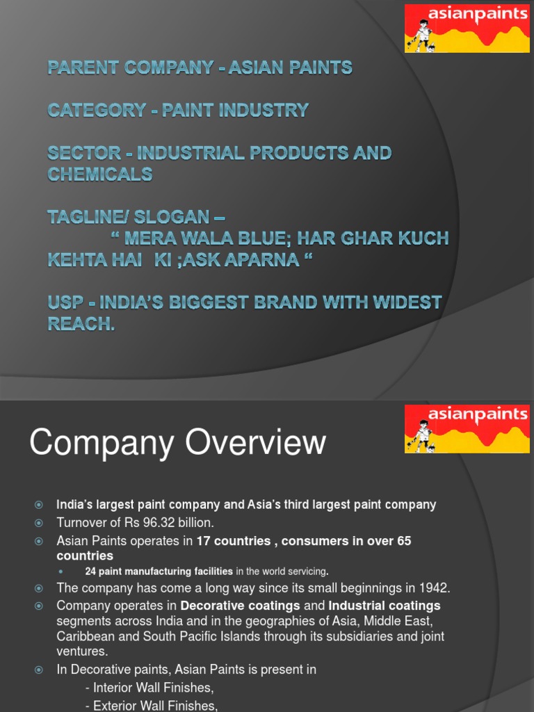Asian Paints | PDF | Supply Chain | Economic Growth