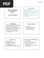 OASIS Wound Definitions Reference Chart1 | PDF | Wound | Surgery