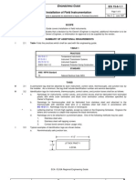 EG 15-6-1.1 Installation of Field Instrumentation: Scope