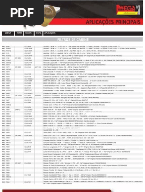 Filtros de Carvão Activado AKX 1445/2 | PDF | Toyota | Vehículos