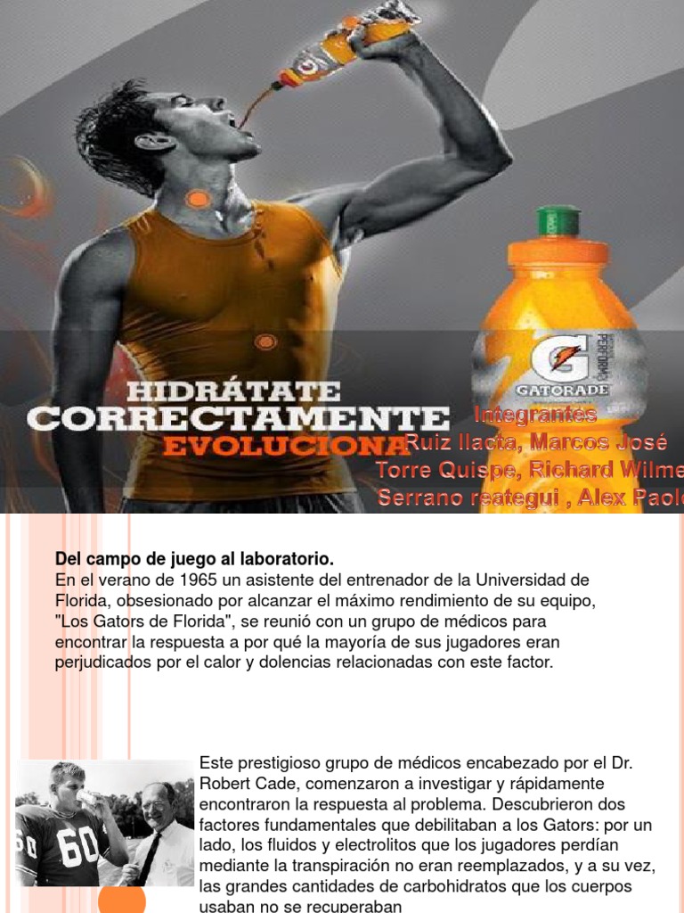 Gatorade | PDF | Bienestar | Medicina