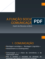 A FUNCAO SOCIAL DA COMUNICACAO (01) aula de produção textual 30-04-13