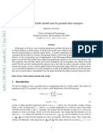 Asymmetric Little Model and Its Ground State Energies