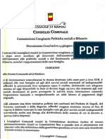 Comunicato del Consiglio Comunale di Napoli