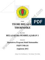 Teori Belajar Thorndike