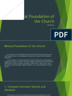 Biblical Foundation of The Church