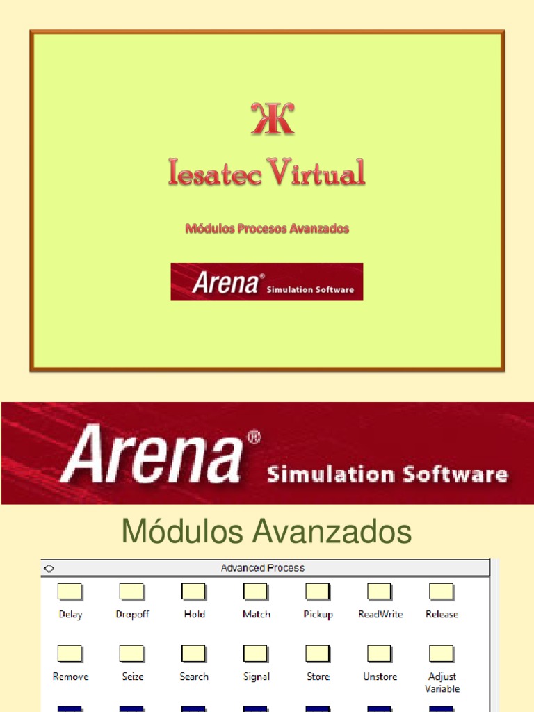 Módulos Avanzados en Simulación Arena | PDF | Simulación | Archivo de ...