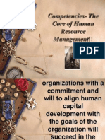 Competencies-The Core of Human Resource Management!!