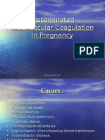 Disseminated Intravascular Coagulation in Pregnancy