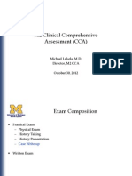 M2 Clinical Comprehensive Assessment (CCA) : Michael Lukela, M.D. Director, M2 CCA October 30, 2012