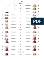 Sat Col Tourney Brackets