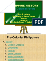 Pre-Colonial Philippine Society