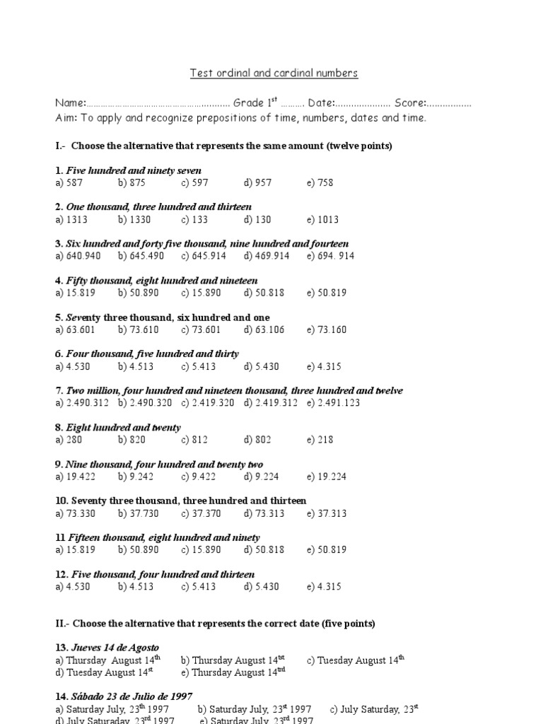CARDINAL VS ORDINAL NUMBERS PDF visual data 6