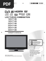 Toshiba LCD TV/DVD COMBINATION