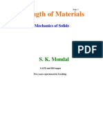Strength of Materials Objective and Conventional by S K Mondal