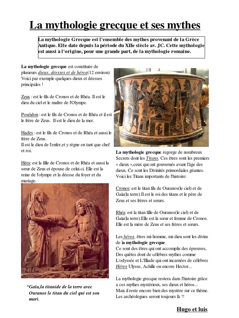 Les 100 Histoires De La Mythologie Grecque Pdf mythologie grecque.pdf | Mythologie grecque | Zeus
