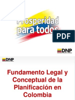 Fundamento Legal de La Planificacion