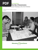 Download Preparing for the Classroom  A Vision for Teacher Training in the 21st Century by Educators 4 Excellence SN148818377 doc pdf