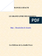 Franck Lozac'h Le Grand Livre Des Sonnets