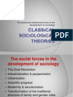 Classıcal Socıologıcal Theorıes