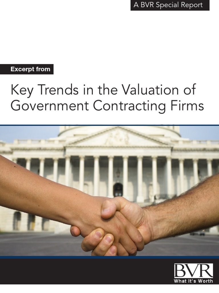 The Valuation Of Government Contractors Government Procurement In The