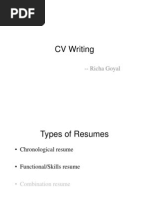 CV Writing