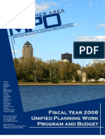 Unified Planning WorkProgram and Budget 2008