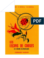 Leçons de choses CE1-CE2 Godier-Moreau 1957
