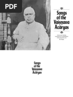 Songs of the Vaishnava Acharyas