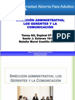 Dirección Administrativa Los Gerentes y La Comunicación