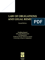 Law of Obligations and Legal Remedies