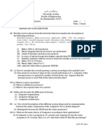 CompArchit Reexam2013 PDF