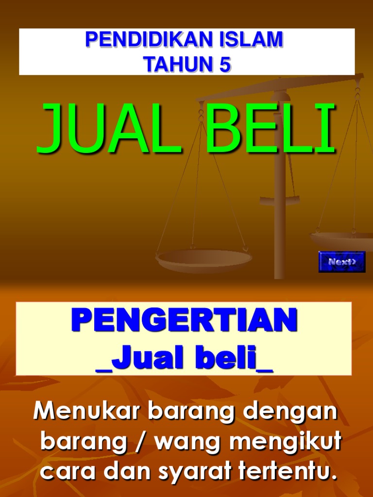 Sesi Pembelajaran Berjual Beli Pai Tahun 5 Pdf
