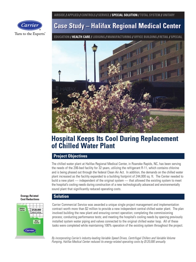Case Study Halifax Regional Medical Center PDF Carrier