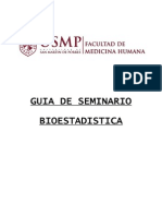Guia de Seminario Bioestadistica 2013-i
