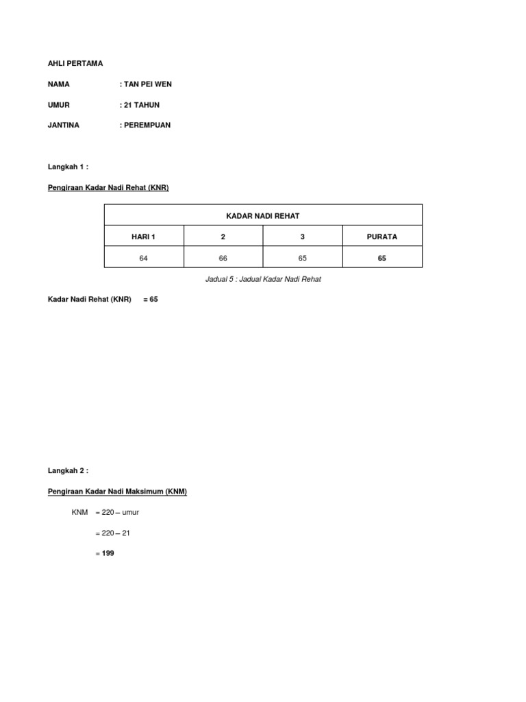 Kadar Nadi Rehat Pdf