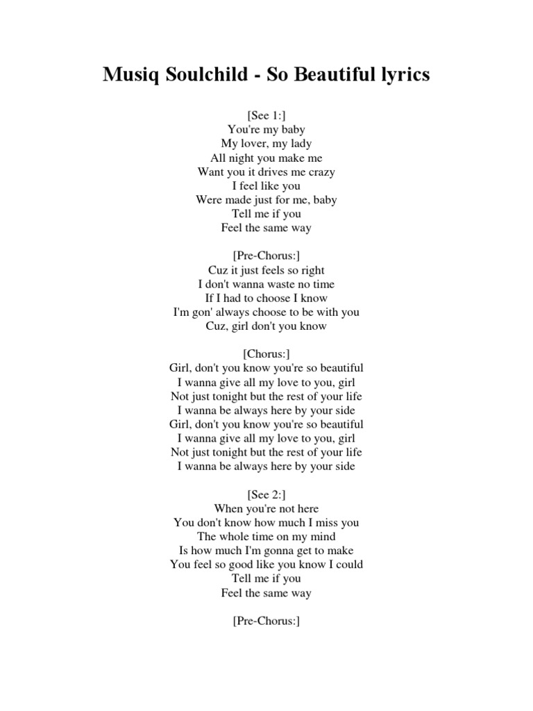 Musiq Soulchild | Pdf