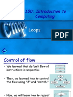 CMPE 150: Introduction To Computing: Loops