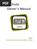 Yamasa Pachislo User Manual