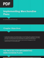 Implementing Merchandise Plans